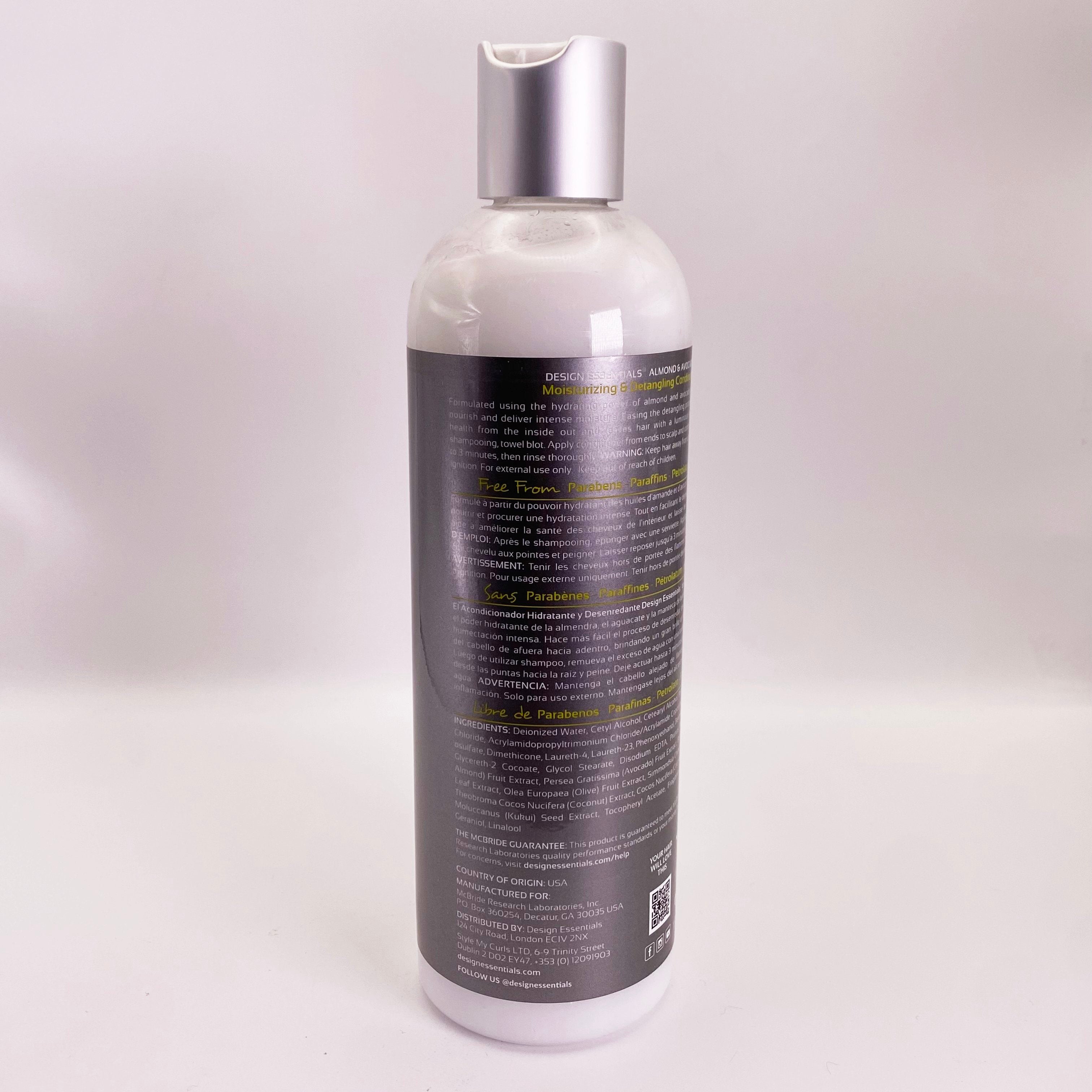 Design Essentials Almond & Avocado Moisturizing Detangling Conditioner 12oz